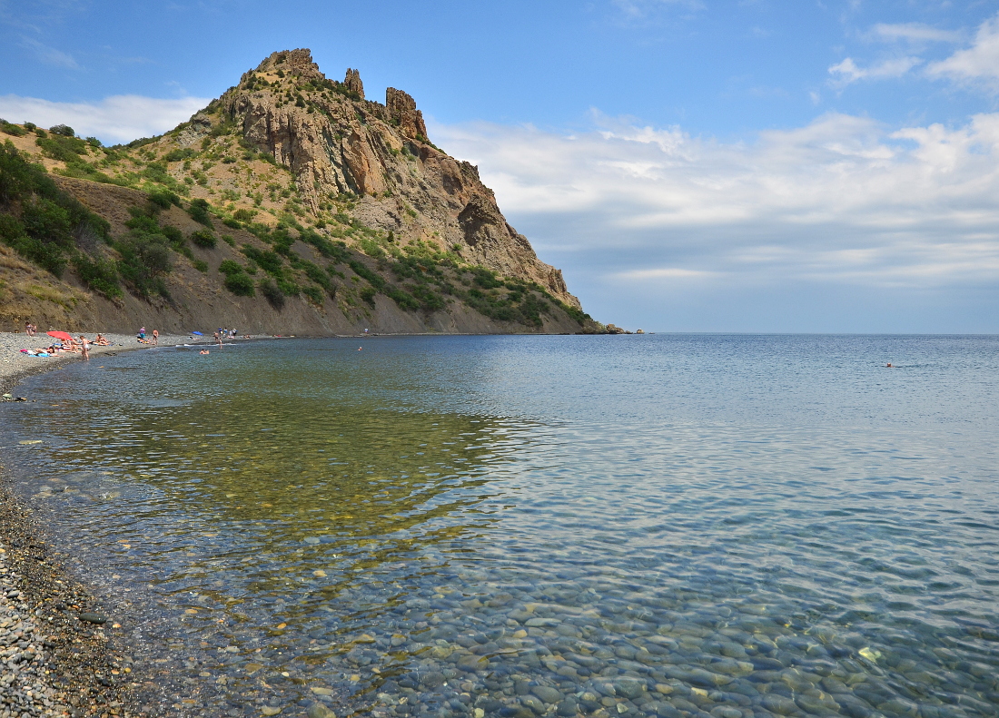 Пляж курортное крым фото Курортное пляж