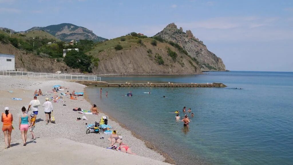 Пляж курортное крым фото Курортное - Фото и описание курорта