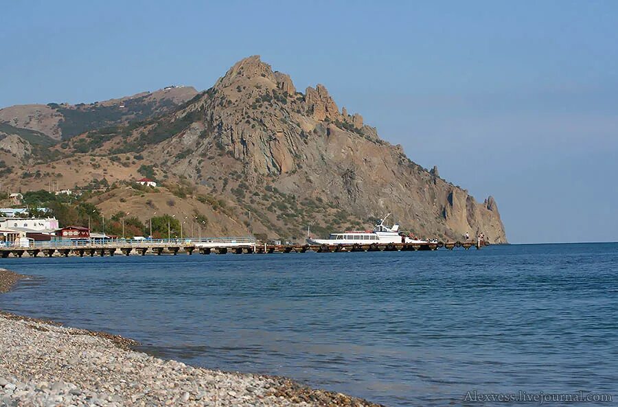 Пляж курортное крым фото Крым. Поселок Курортное. - Путевые заметки речного туриста - LiveJournal