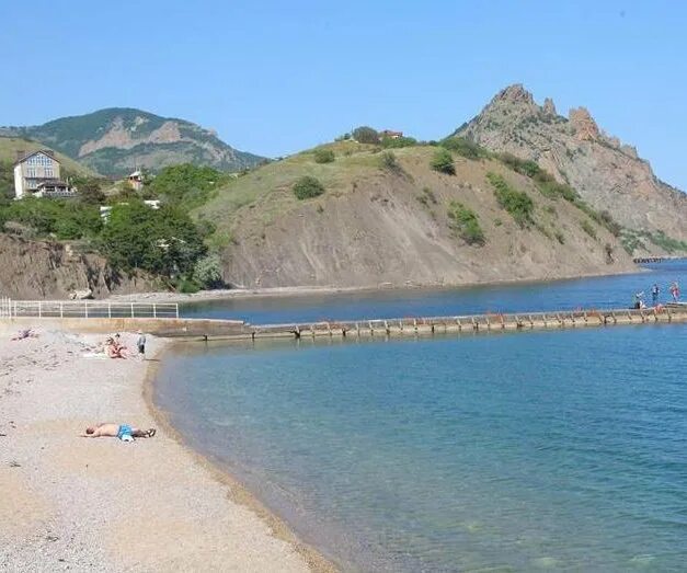 Пляж курортное крым фото Крым п курортное - Фото