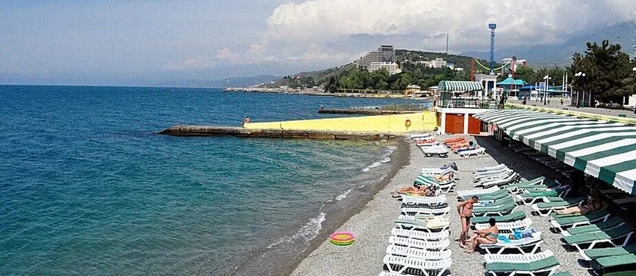 Пляж ласковый берег республика крым алушта фото Пансионат "Ласковый берег": номера по выгодным ценам