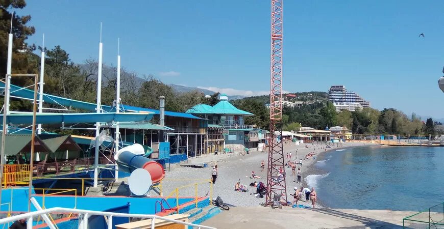 Пляж ласковый берег республика крым алушта фото Центральный пляж Алушты. Гостиницы рядом, фото, видео, как добраться - Туристер.