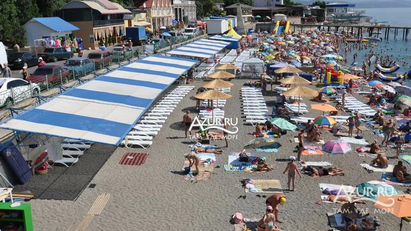 Пляж ласковый берег республика крым алушта фото Городской пляж Ласковый Берег, Алушта - Фото