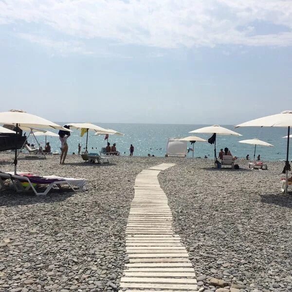 Пляж ласточка сочи фото Photos at Пляж "Ласточка" - Сочи, Краснодарский край