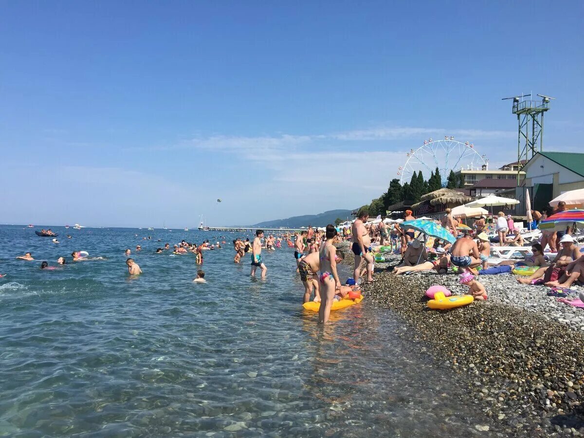 Пляж лазаревское фото Особенности отдыха в Лазаревском TRAVEL NOW - Путешествуй прямо сейчас Дзен