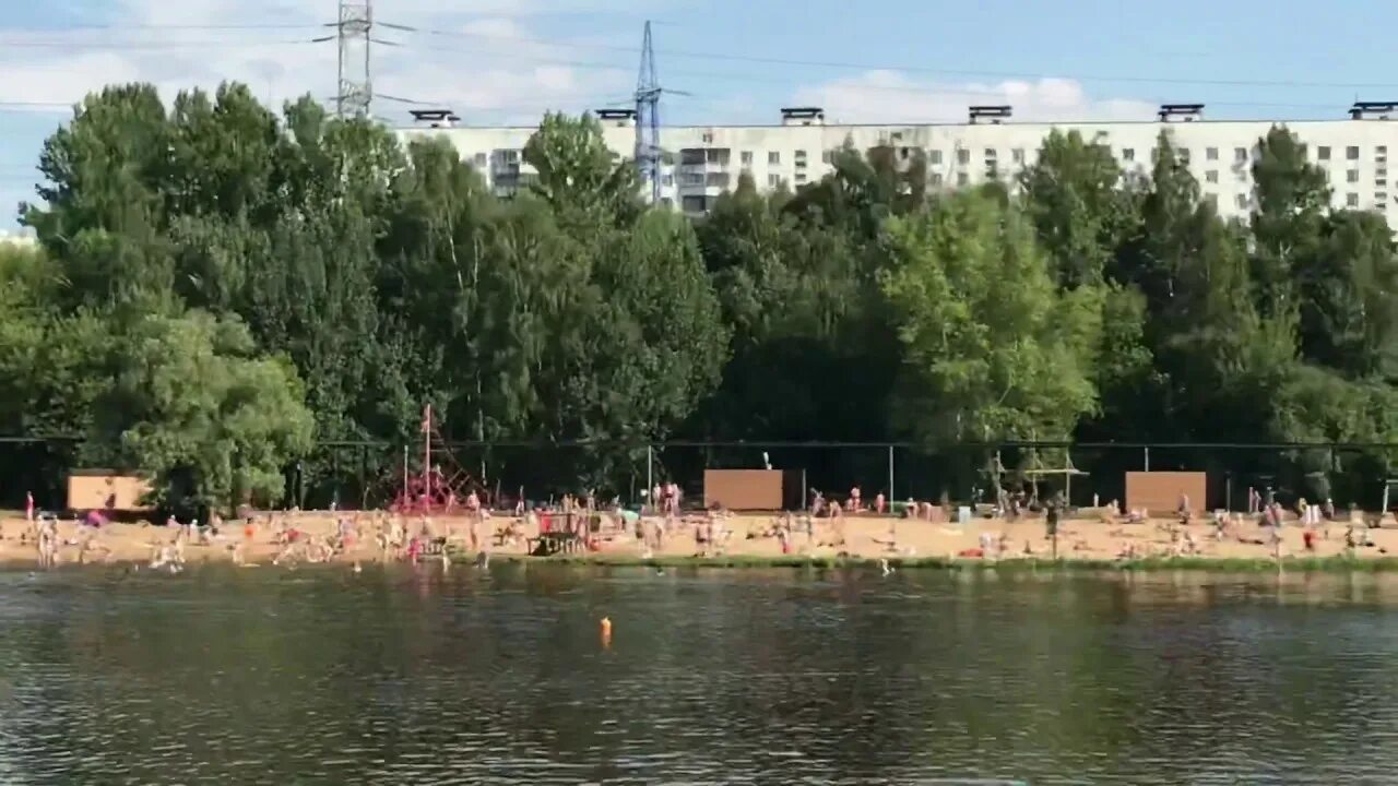 Пляж левобережный фото ОБЗОР ПЛЯЖА в МОСКВЕ в ПАРКЕ ЛЕВОБЕРЕЖНОМ - YouTube