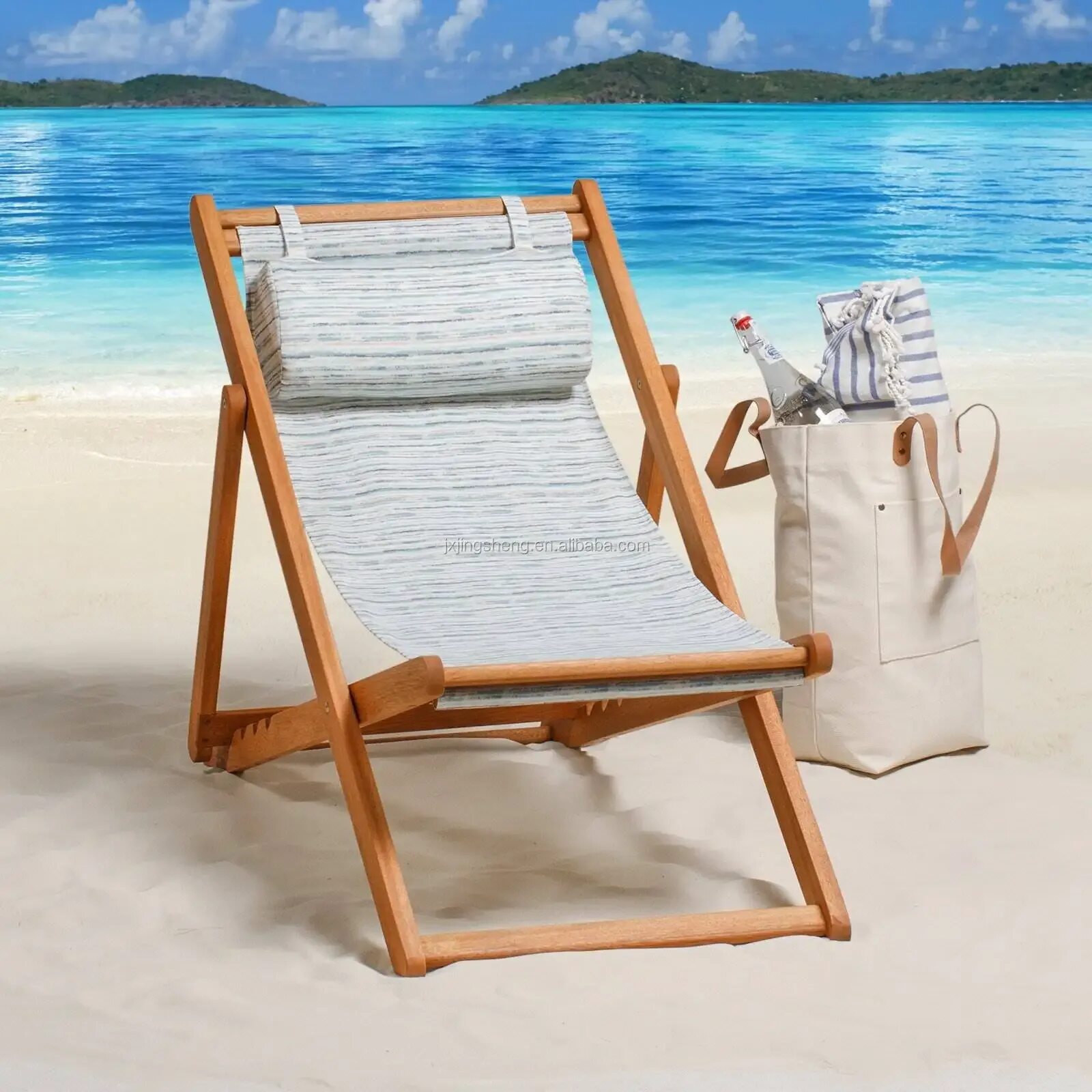 Пляж лежак фото China Fabrik Großhandel Mango Holz Möbel Strandkorb Deck Freizeit Sonnens Tuhl -