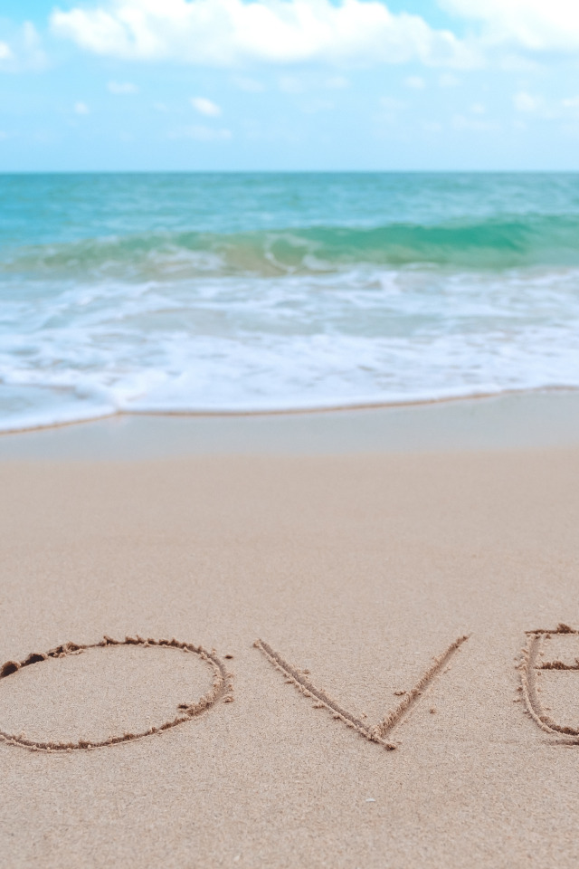 Пляж любовь фото Скачать обои песок, море, волны, пляж, лето, любовь, summer, love, раздел настро