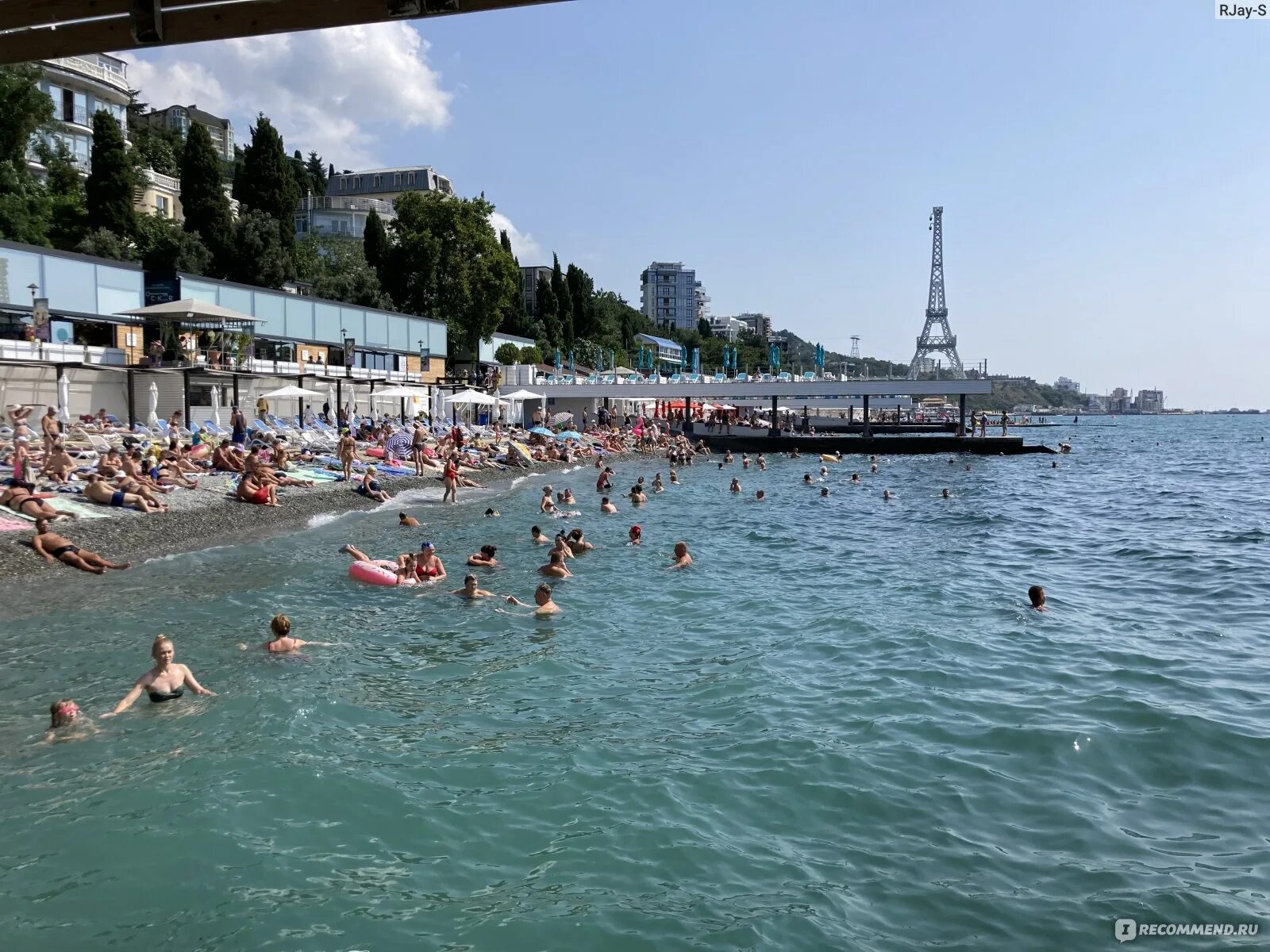Пляж массандра республика крым ялта фото Ялта. Крым .Массандровский пляж - "Один из самых лучших пляжей России: Массандро