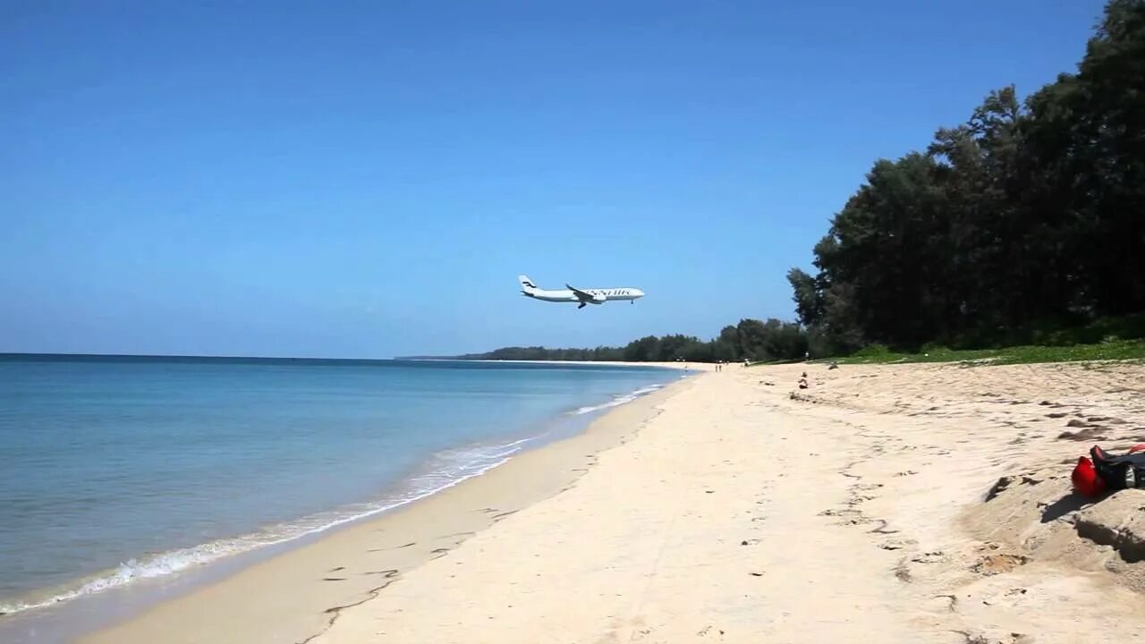 Пляж май кхао пхукет фото Landing Phuket - Hat Mai Khao Beach - YouTube