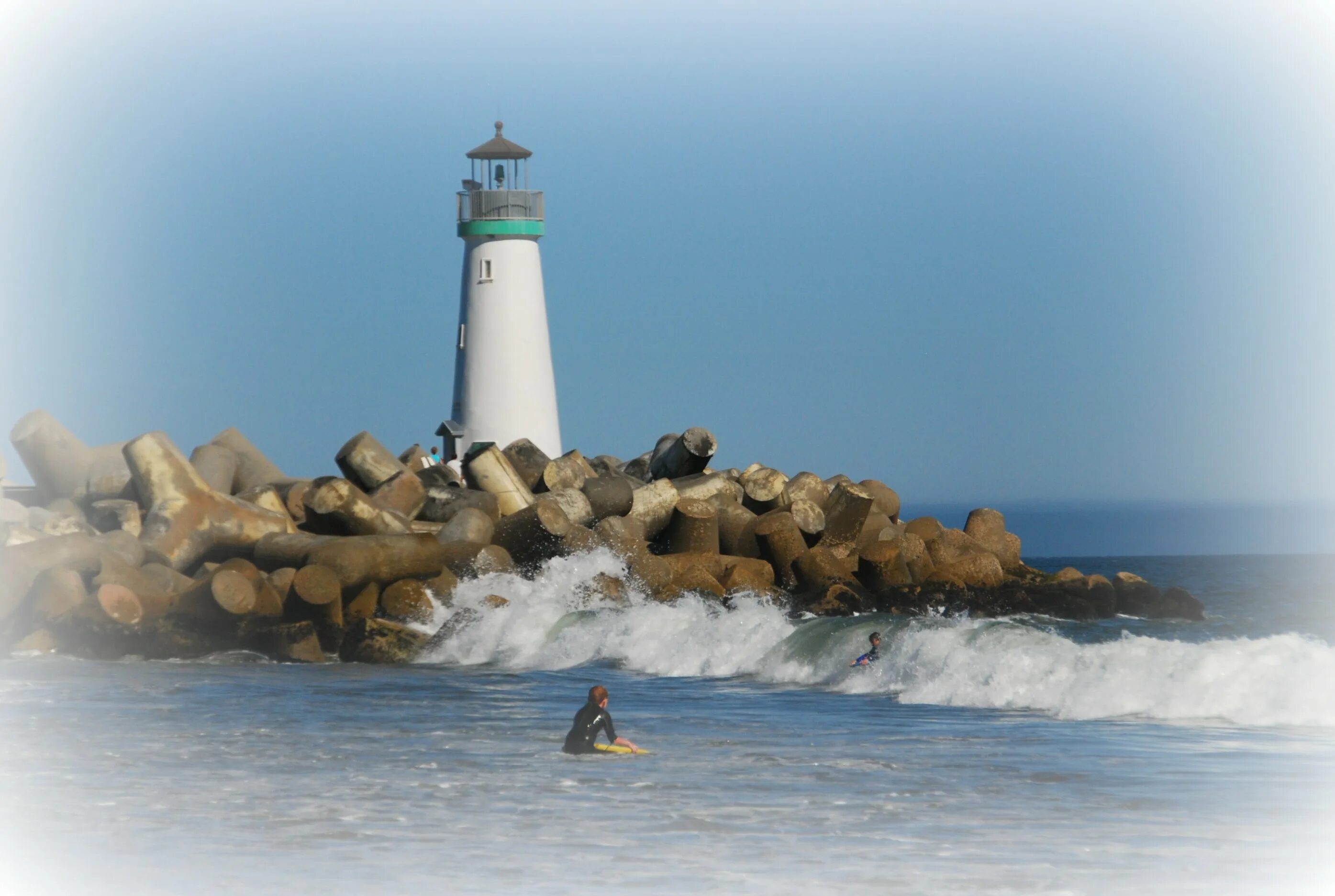 Пляж маяк фото File:Seabright Beach Lighthouse (4696633054).jpg - Wikimedia Commons