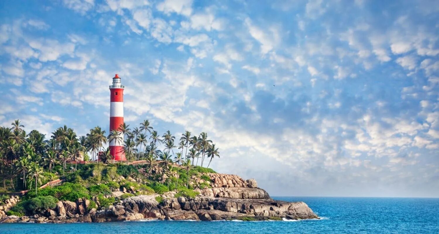 Пляж маяк фото Golden Triangle Tour with Kovalam Beach by Panda Experiences (Code: YEGTTWKB) - 