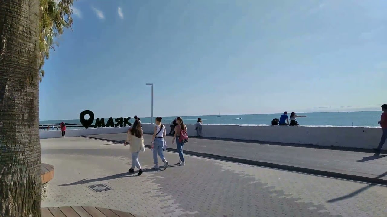 Пляж маяк сочи фото 2024 2.10.2021. Сочи. Пляж "Маяк" и набережная. 2/ Sochi. The beach "Mayak" and the e
