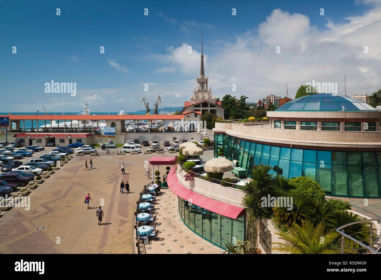 Пляж маяк сочи фото 2024 Russia, Black Sea Coast, Sochi, Lighthouse Beach, Primorskaya Street Stock Photo