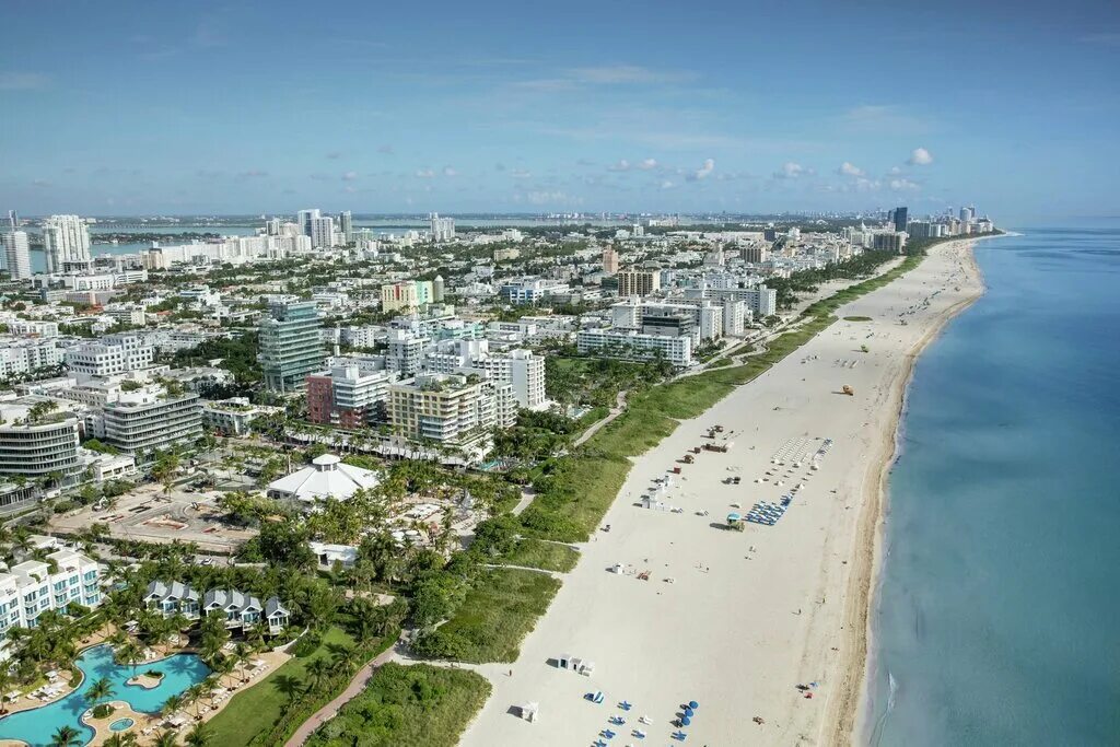 Пляж маями фото Hilton Bentley Miami/South Beach, гостиница, США, Майами-Бич, 101 Ocean Dr - Янд