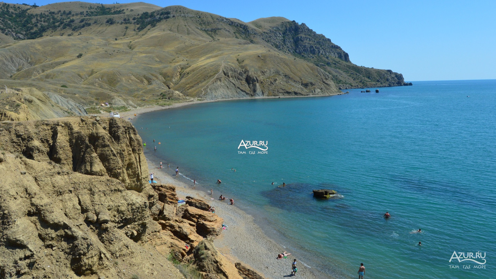 Пляж меганом фото Фотогалерея Пляжи мыса Меганом в Судак Фото на сайте Azur.ru