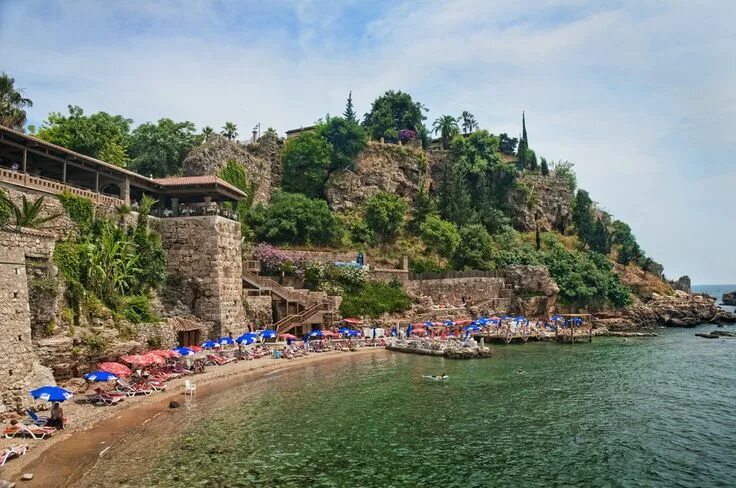 Пляж мермерли фото Turkey - Antalya - Mermerli Beach Antalya, Geziler, Hiroşima
