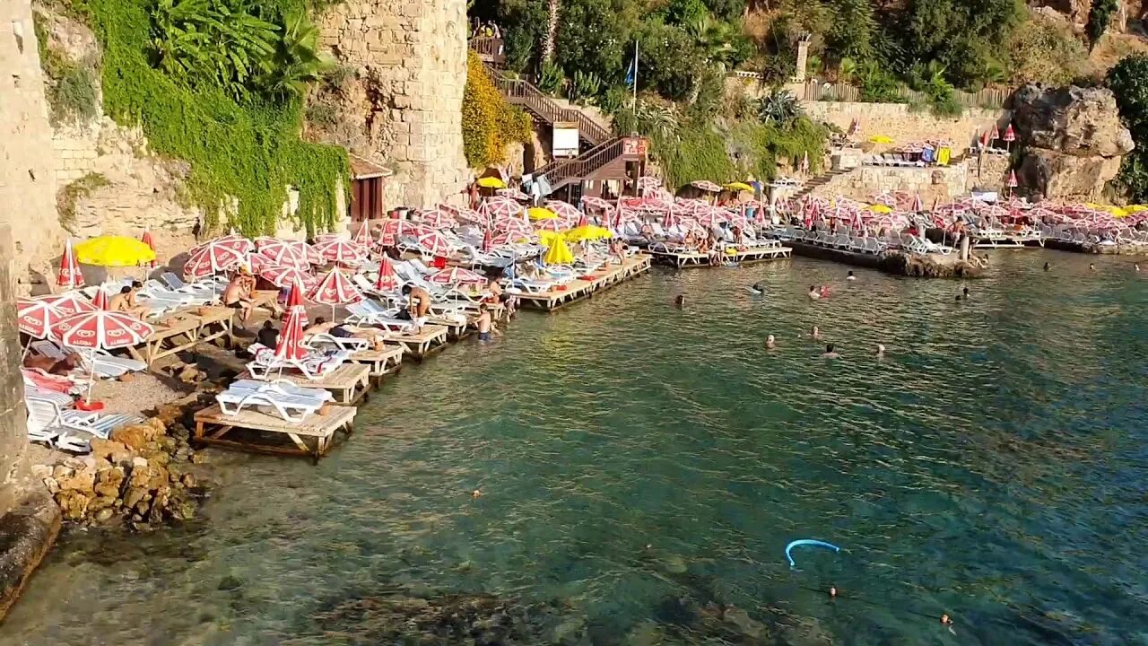 Пляж мермерли фото Mermerli Plajı Yat Limanı Antalya (Arşiv 2019) - YouTube