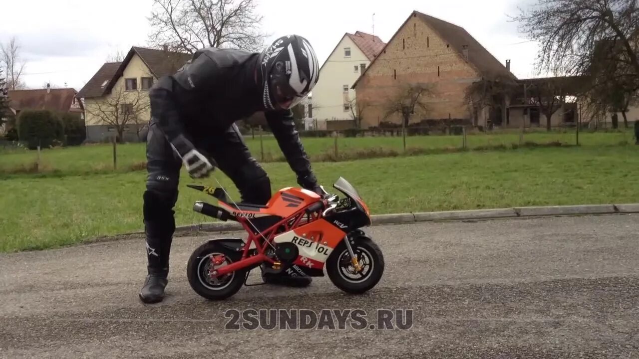 Пляж мини фото Детский мотоцикл MOTAX 50 сс в стиле Ducati Минимото POCKET BIKE - YouTube