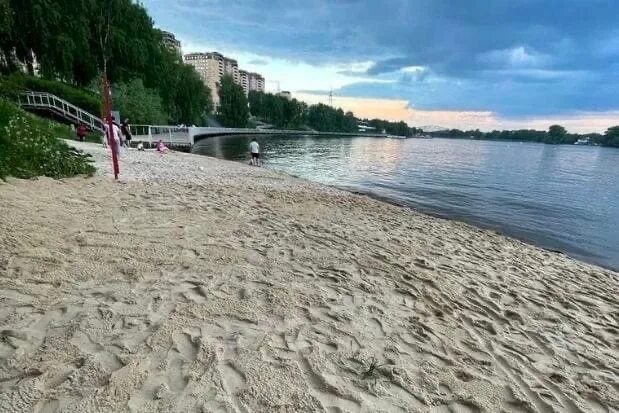 Пляж московская область долгопрудный фото Maldives in Dolgoprudny - residents of the Moscow region were surprised by the b