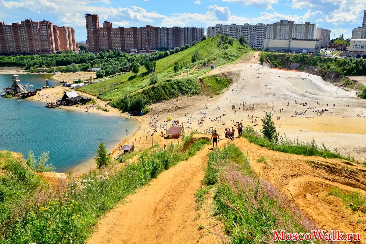 Пляж московская область дзержинский фото Дзержинский карьер фото YugNash.ru