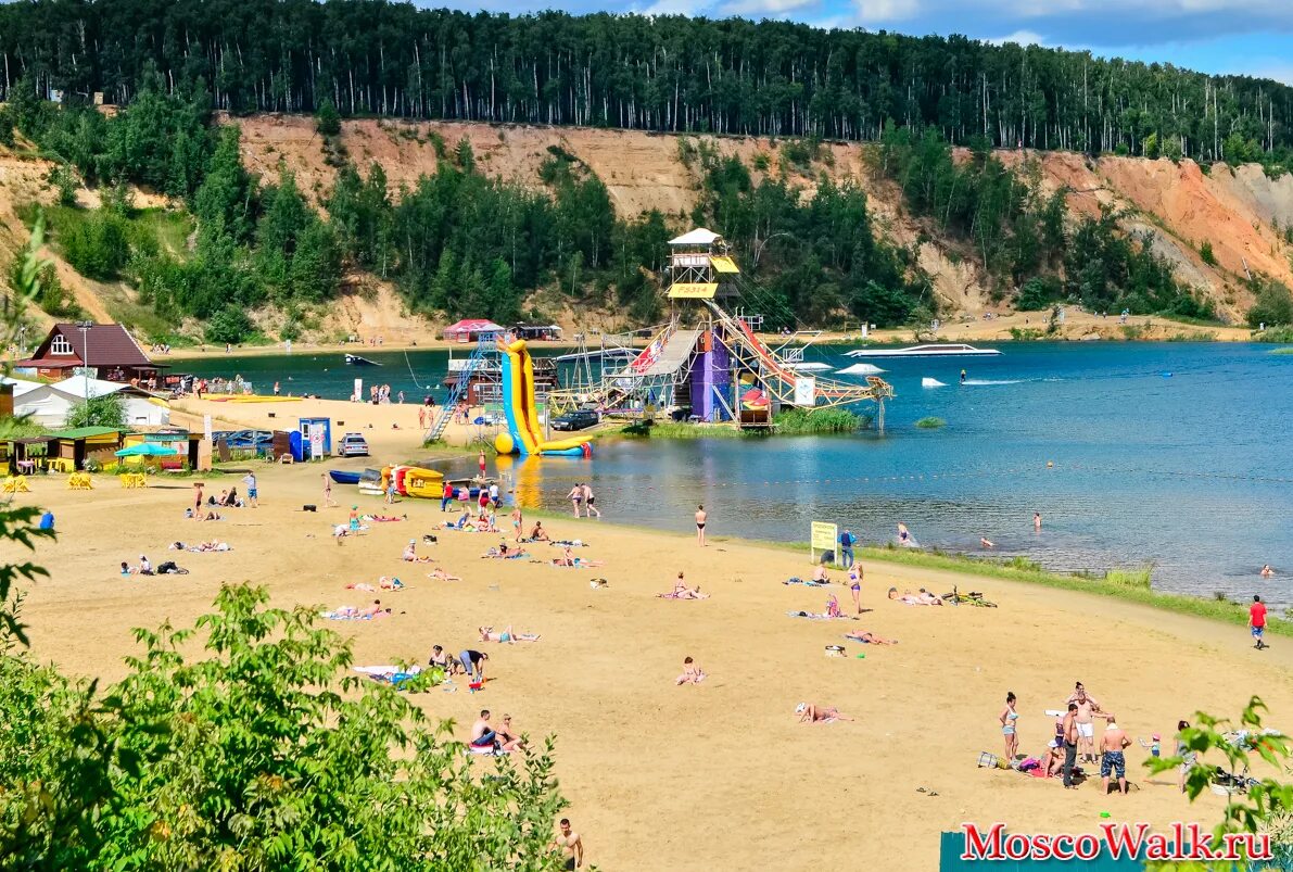 Пляж московская область дзержинский фото Дзержинский карьер фото YugNash.ru