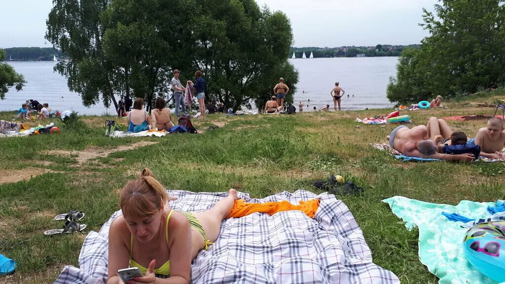 Пляж московская область городской округ мытищи фото Пляж Сорокинский пляж, beach, Russia, Moscow Region, gorodskoy okrug Mytishchi, 