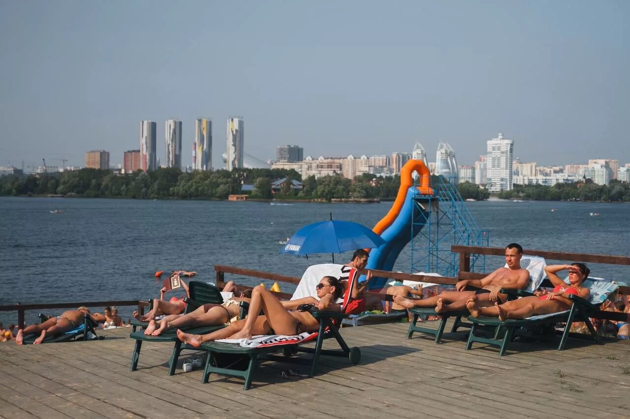Пляж московская область красногорск фото Пляж "Рублёво". Официальный сайт, цены 2024, часы работы, отели рядом, фото, вид