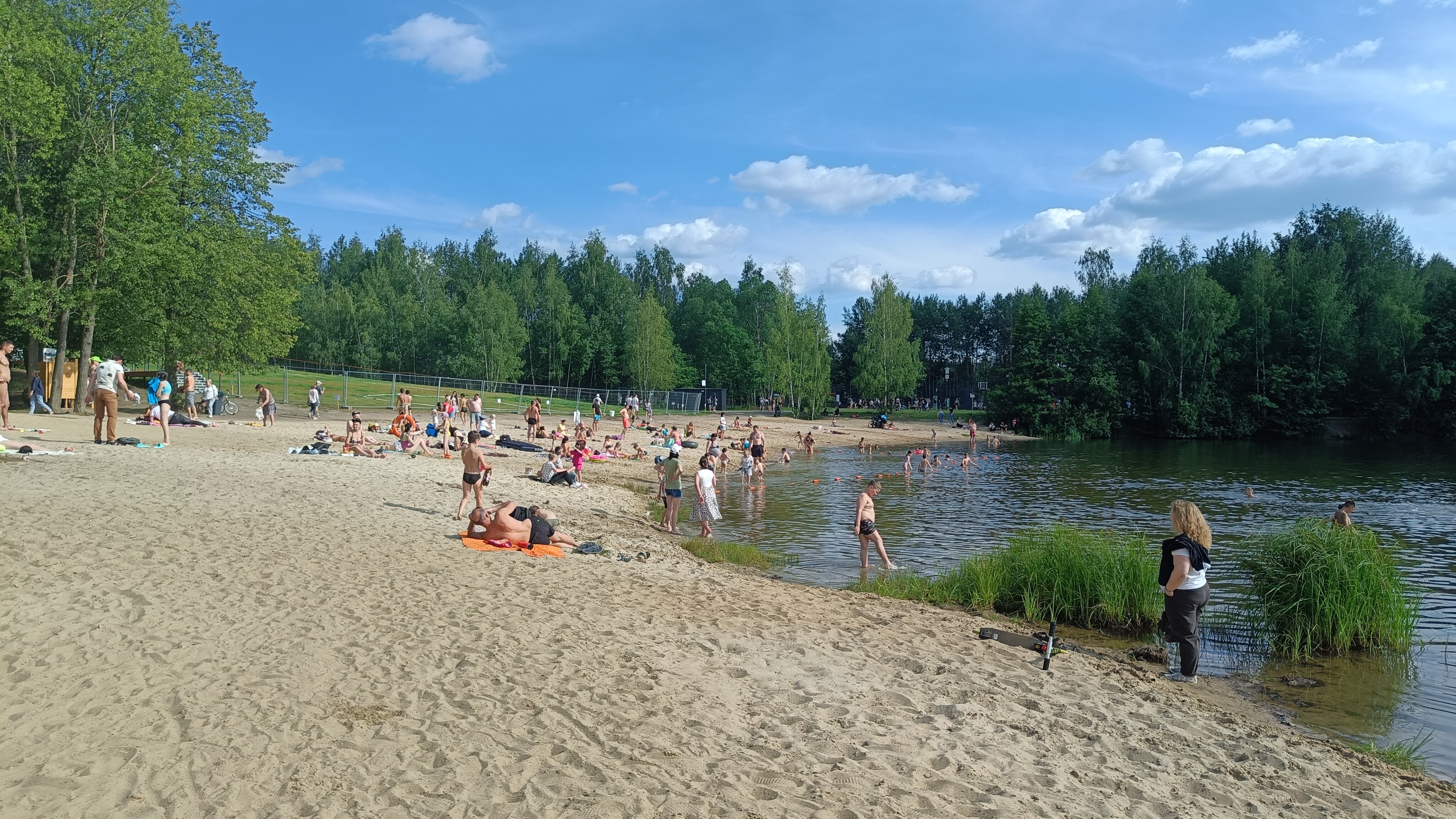 Пляж московская область подольск фото Фото: Пляж, пляж, Московская область, Электросталь, парк Авангард - Яндекс Карты