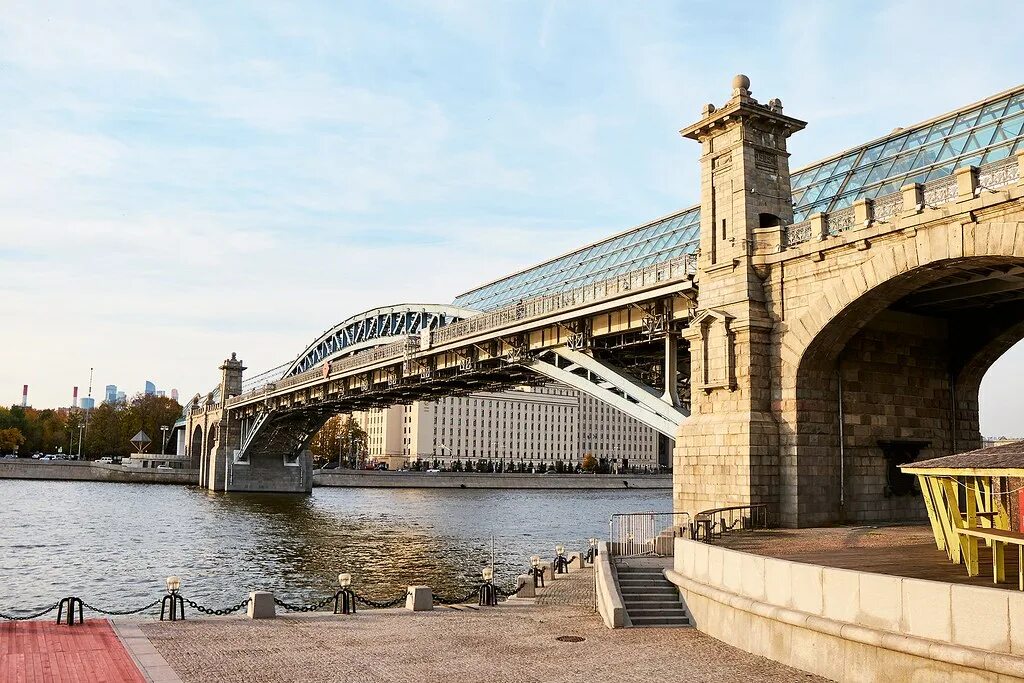 Пляж москва андреевский пешеходный мост фото Пушкинский или Андреевский пешеходный мост Пешеходный мос. Flickr