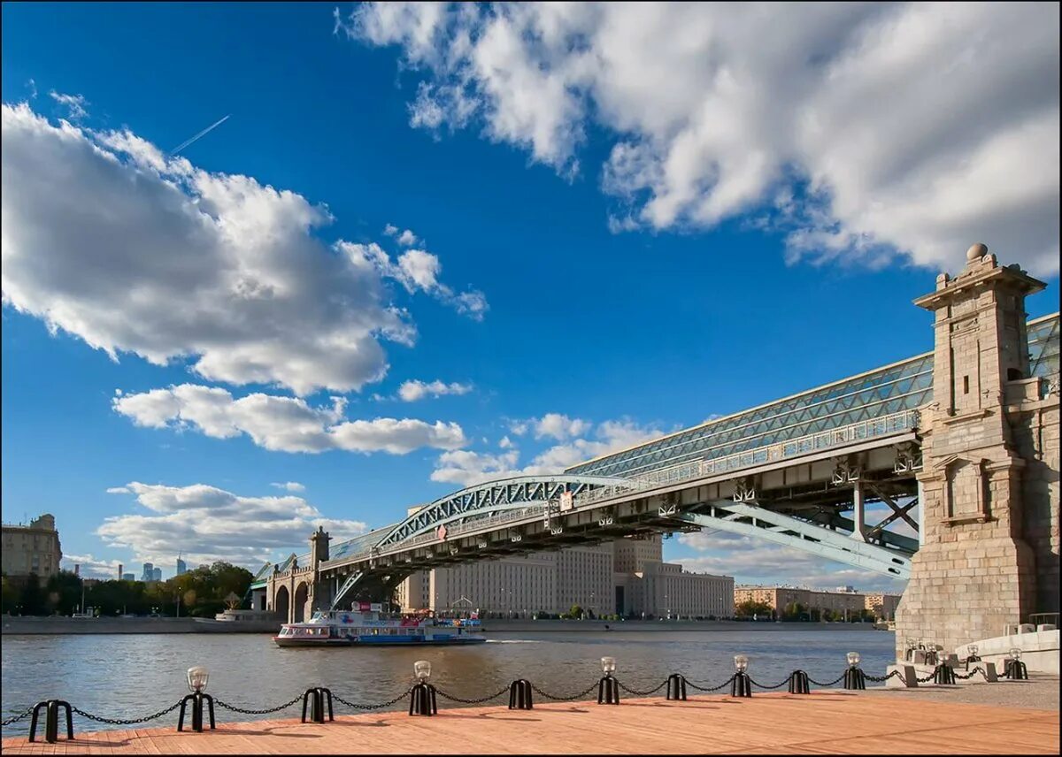 Пляж москва андреевский пешеходный мост фото Андреевский мост Москва (59 фото)