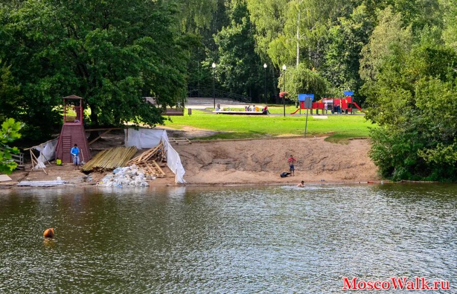 Пляж москва ландшафтный заказник теплый стан фото Ландшафтный заказник "Тёплый Стан". Зона отдыха "Тропарево" - MoscoWalk.ru - Про