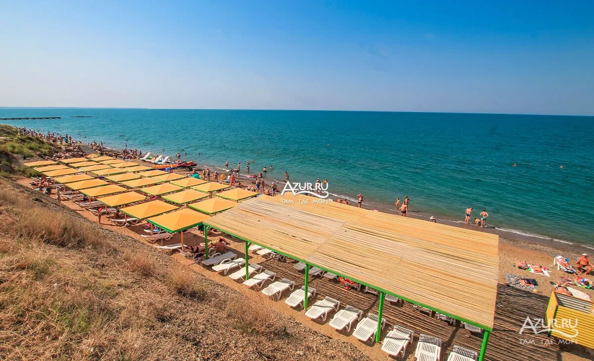 Пляж николаевка крым фото Пляжи курортного поселка Николаевка, Крым