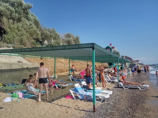 Пляж николаевка крым фото Николаевка центральный пляж - Фото