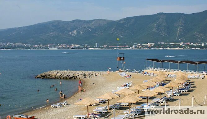 Пляж нива геленджик фото Пляжи Геленджика на Толстом мысу Дороги мира