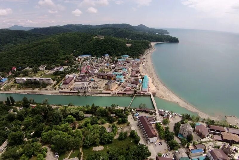 Пляж новомихайловский туапсинский район фото Новомихайловский - Путеводитель для Туристов