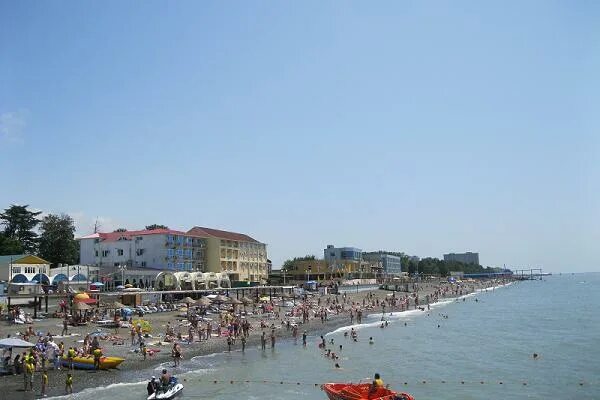 Пляж огонек фото 10 популярных пляжей Сочи - Российские морские курорты