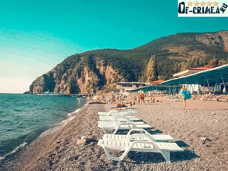 Пляж партенит крым фото Поселок Партенит (Крым) - достопримечательности, пляжи, развлечения, погода и от