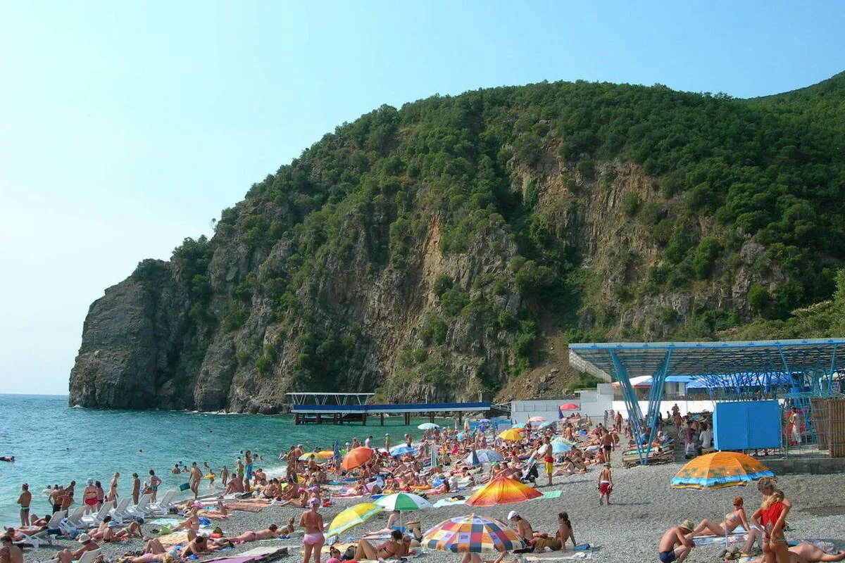 Пляж партенит крым фото Россиянка назвала три лучших курорта для первого отдыха на море - МК