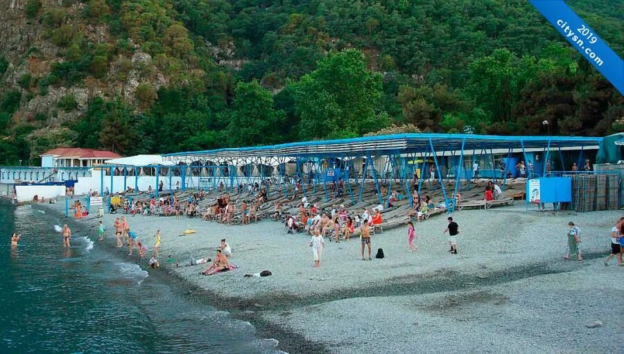 Пляж партенит крым фото Раздел "Центральный пляж" в альбоме "Пляжи поселка" фотогалереи поселка Партенит