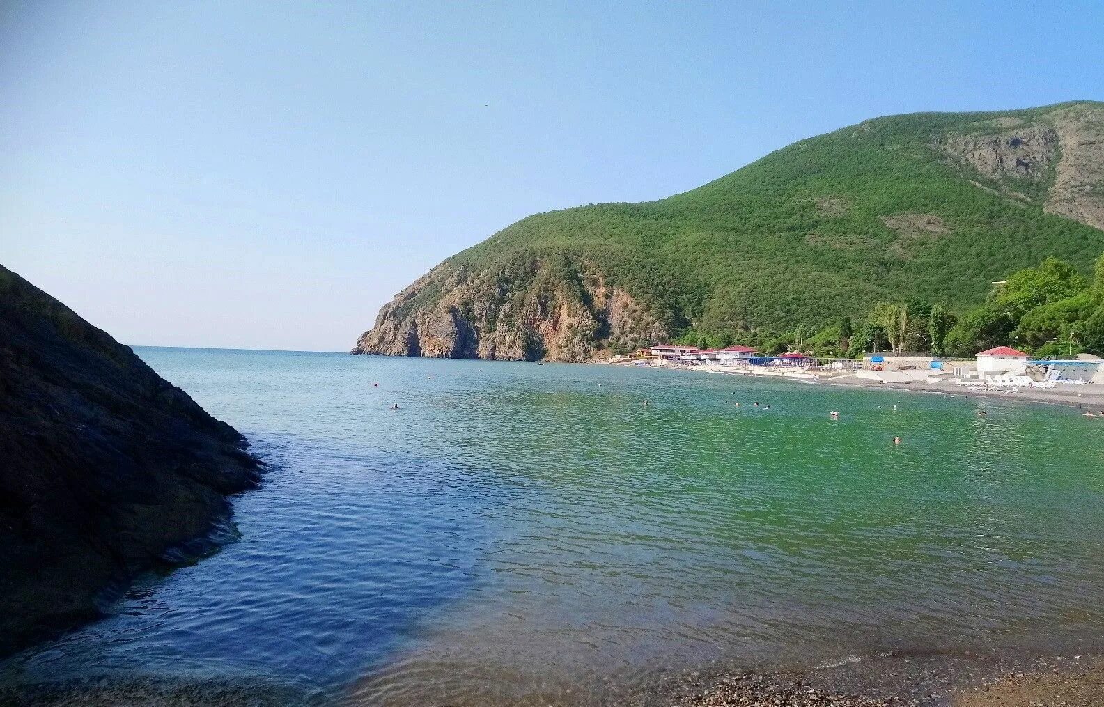 Пляж партенит крым фото Фото территории отеля "Норд"