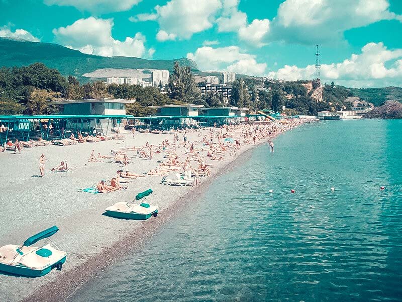 Пляж партенит крым фото Партенит - отдых на чистом горном воздухе возле моря... Особенности и все что ну