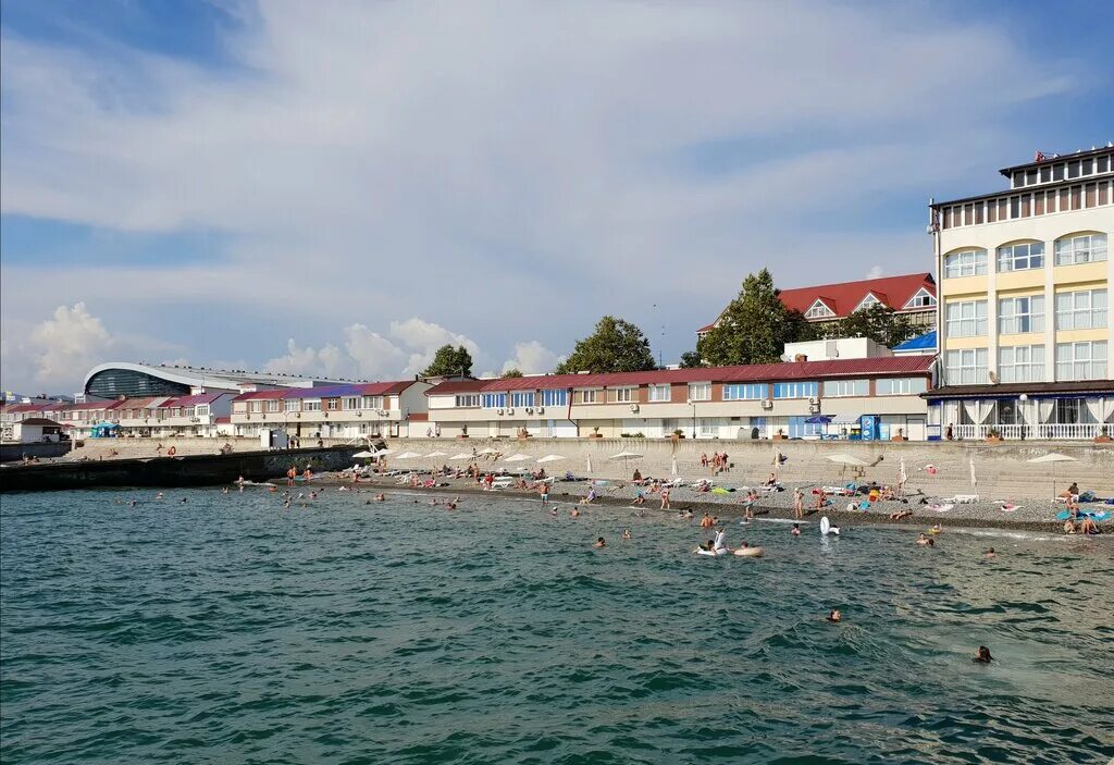 Пляж парус сочи фото Муниципальный пляж Парус, пляж, Россия, Краснодарский край, Сочи, жилой район Ад