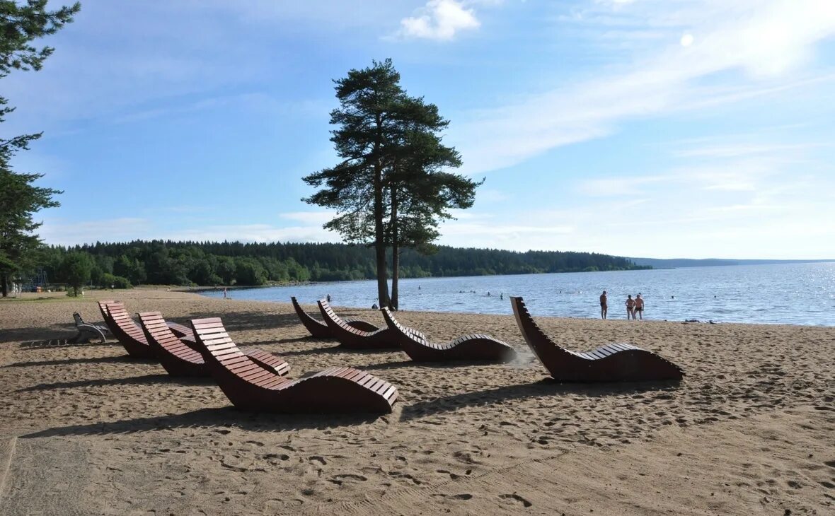 Пляж пески петрозаводск фото республика карелия Власти Петрозаводска анонсировали проект первого официального пляжа - РБК