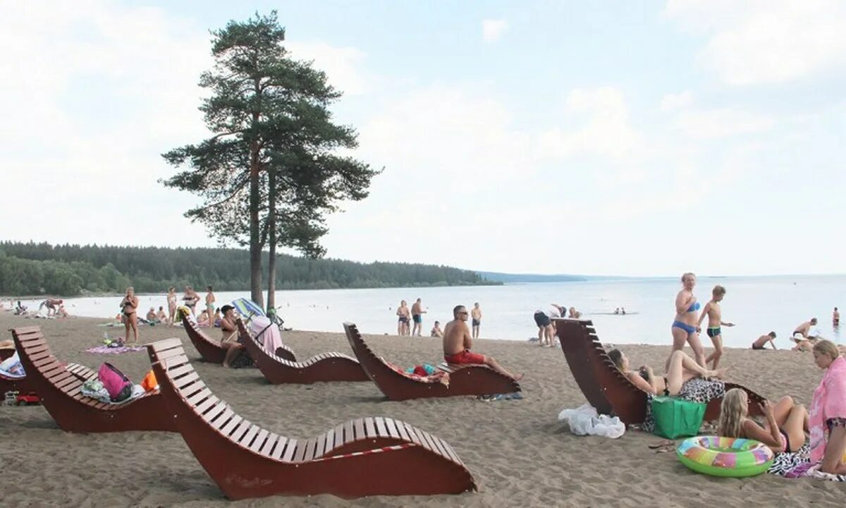 Пляж пески петрозаводск фото республика карелия На популярном пляже Петрозаводска отдыхать опасно