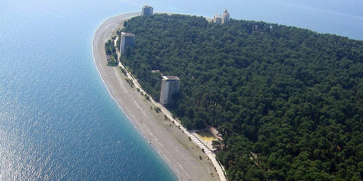 Пляж пицунда гагрский район пицунда фото Курорт Пицунда ОП