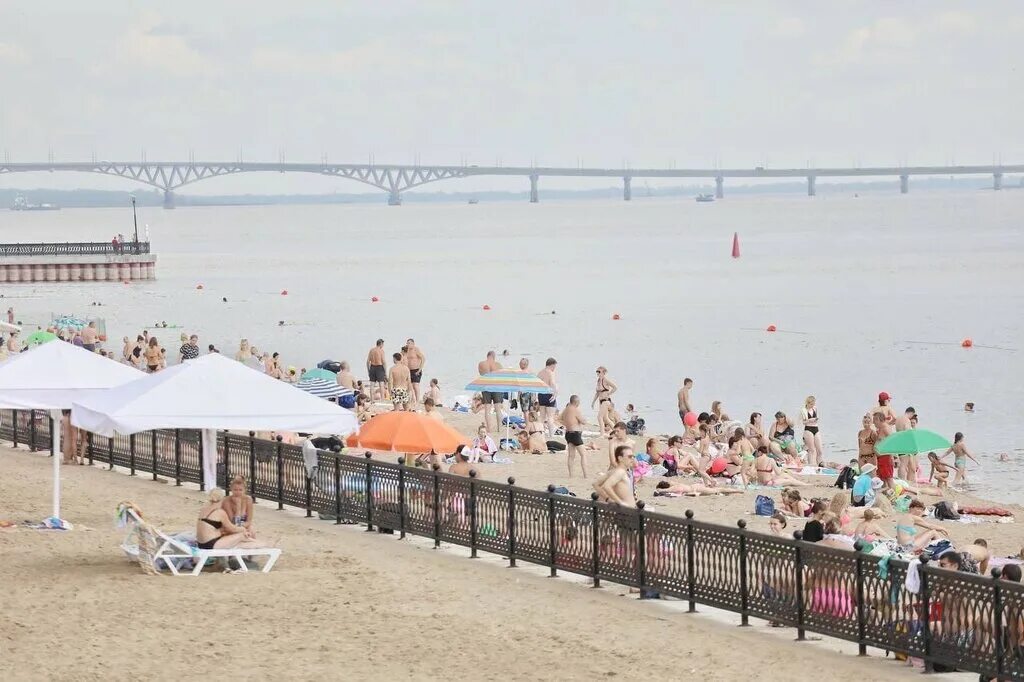 Пляж покорителей волги саратов октябрьский район фото Саратовский городской пляж, beach, Russia, Saratov, Oktyabrskiy rayon - Yandex M