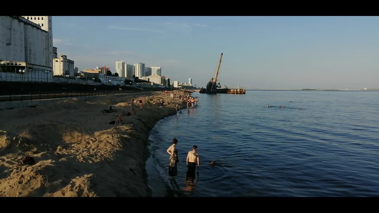 Пляж покорителей волги саратов октябрьский район фото Новый город-курорт в России. Волга, пляж, Саратов. - YouTube