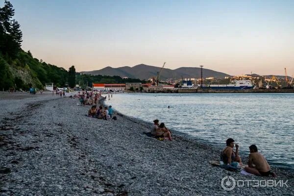 Пляж приморский краснодарский край туапсе фото Отзыв о Приморский пляж (Россия, Туапсе) Почти что "дикий" пляж.