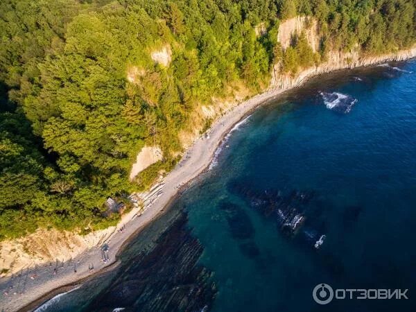 Пляж приморский краснодарский край туапсе фото Отзыв о Приморский пляж (Россия, Туапсе) Почти что "дикий" пляж.